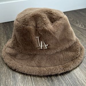 LA Faux Fur Bucket Hat